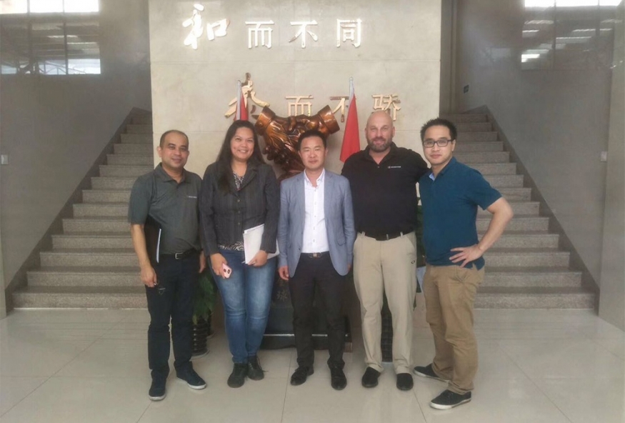 american customers visit our company